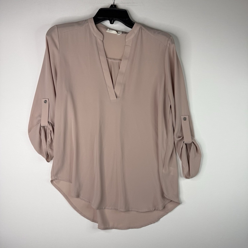 Lush Pale Pink Blouse Small
